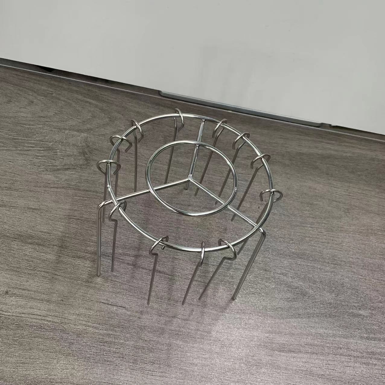 Stainless Steel Skewers Air Fryer Vertical Grill Vertical Baking Grill Kitchen Household Oven Accessories