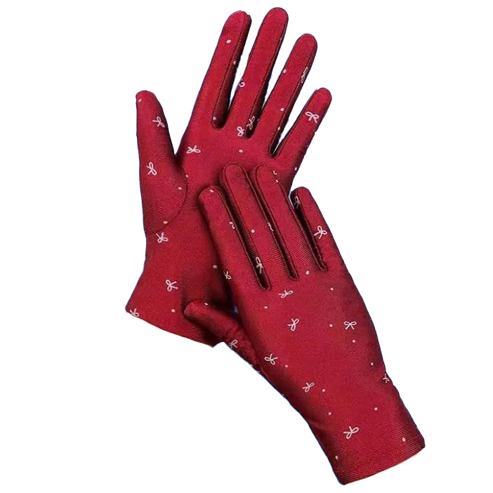 Summer all-finger light breathable cool sunscreen gloves ice spandex outdoor sports electric bike riding gloves women