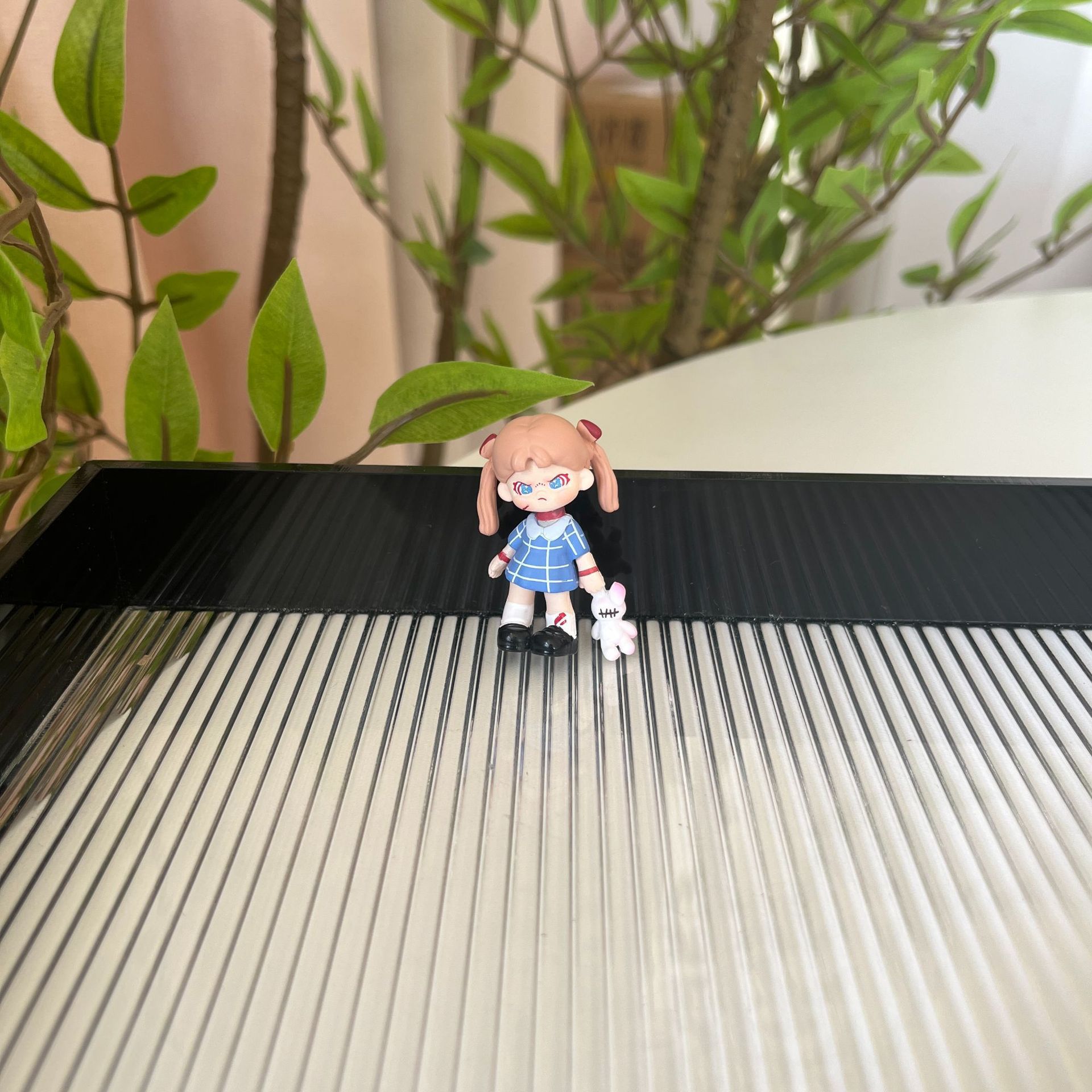 Girl Next Door Series Bubble Mart Cute Two-Creation Baby Keychain Mobile Phone Chain Small Pendant Trendy Blind Box