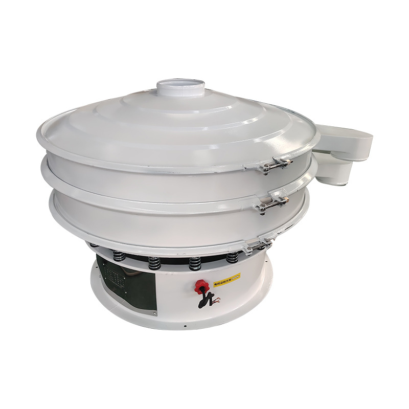 Carbon Steel Round Vibrating Screen Chemical Powder Screening Equipment Flour Grading Material Screening Machine Vibrating Screen Manufacturer Supply