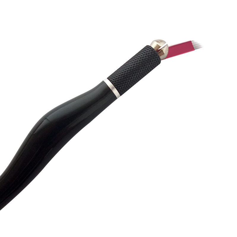 Pcd tattoo handicraft pen black floating eyebrow pen Korean semi-permanent high-grade knife holder tattoo supplies tattoo pen