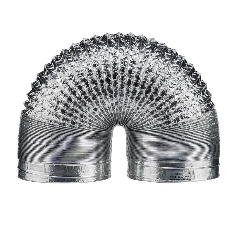 Custom-made four-layer encryption thickened kitchen range hood aluminum foil pipe smoke exhaust pipe exhaust pipe ventilation pipe telescopic pipe