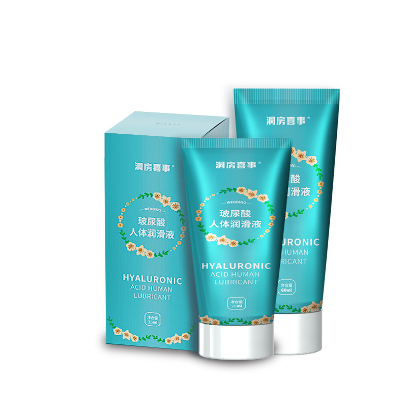 Упаковка гладкого горячего и холодного водорастворимого лубриканта с гиалуроновой кислотой для тела