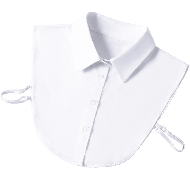 Shirt Fake Collar Collar Women's All-match Fake Collar Shirt Collar Polyester Cotton Decorative Vertical Collar Pointed Collar Fake Collar Accessories Cross-border