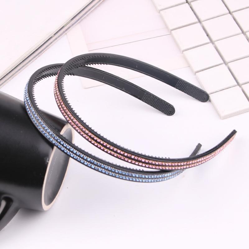 Popular Versatile Hairband, Thin Style, Forest Girl Lady Toothed Hairband, Female Face Wash, Korean Sparkling Rhinestone Headband