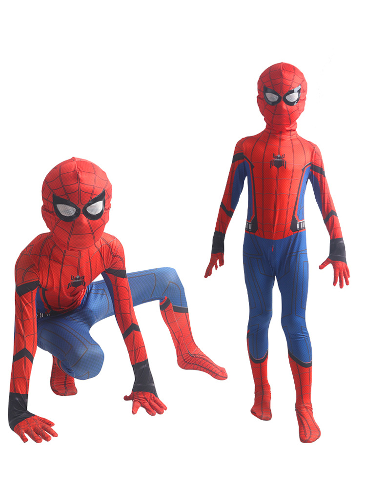 Spider Skinny Man Jumpsuit Kids Halloween Costume Expedition Clothes Extraordinary Steel Myers Costume Gwen