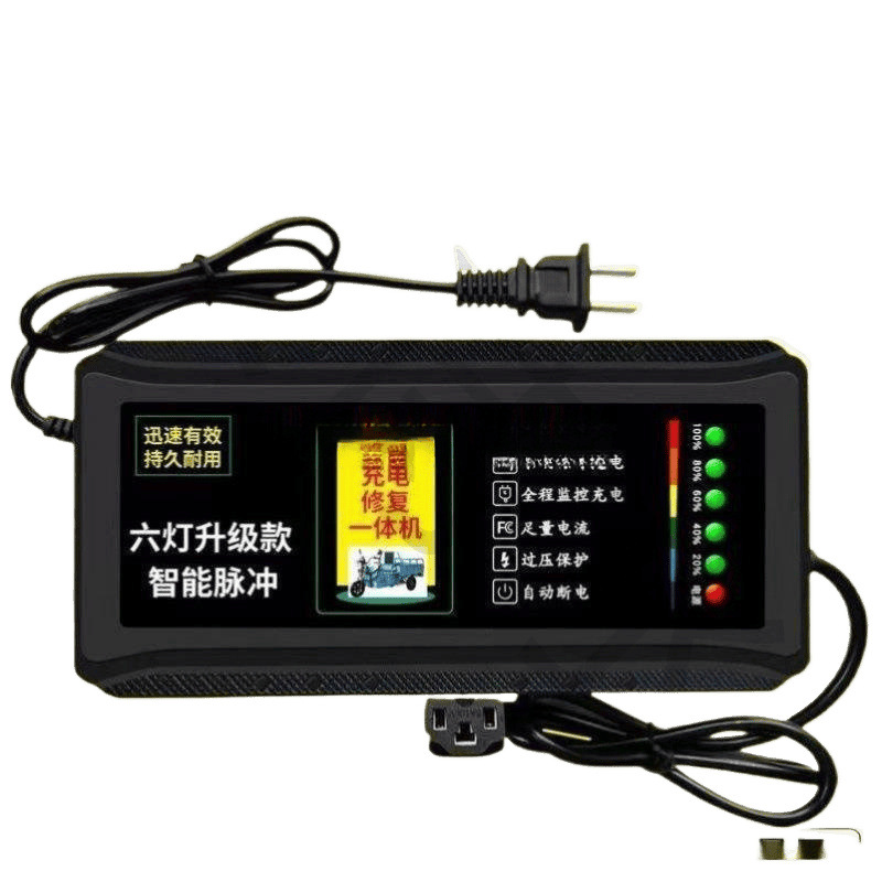 Automatic Three-Wheel Electric Vehicle with Charging, Power-Off Vehicle, Two-Purpose Fast Charger, Wheel Battery Vehicle