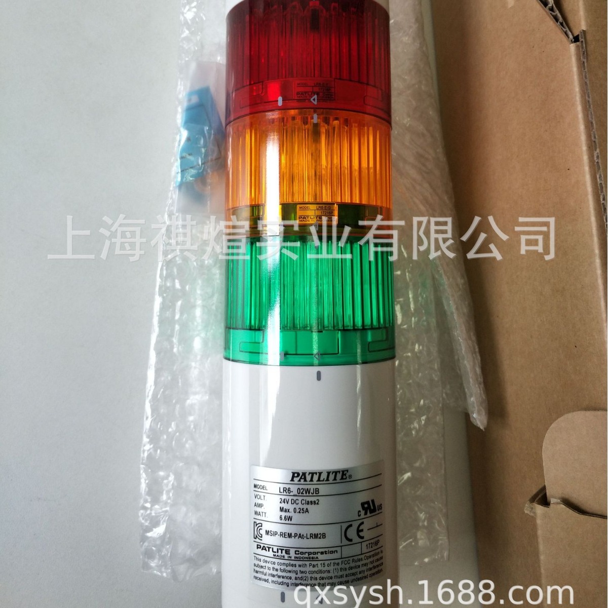 Japan Patele PATLITE Signal LR6-302WJBW