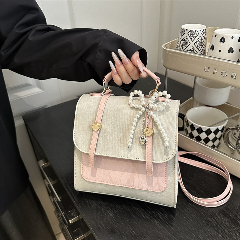 Сумка Эми Кролик, новый винтажный рюкзак 2025 года, модный, повседневный, корейский стиль, сумка через плечо