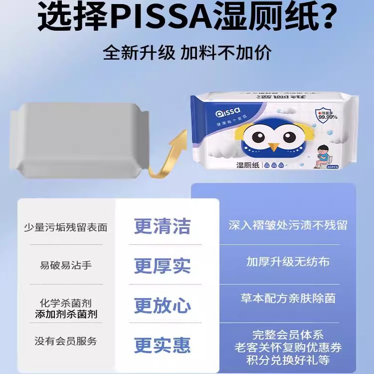 Wet Toilet Paper, Family Affordable Toilet Wipes, Private Parts Wiping Buttocks, Men, Women, Pregnant Women and Kidsren Special Toilet Wet Toilet Wipes