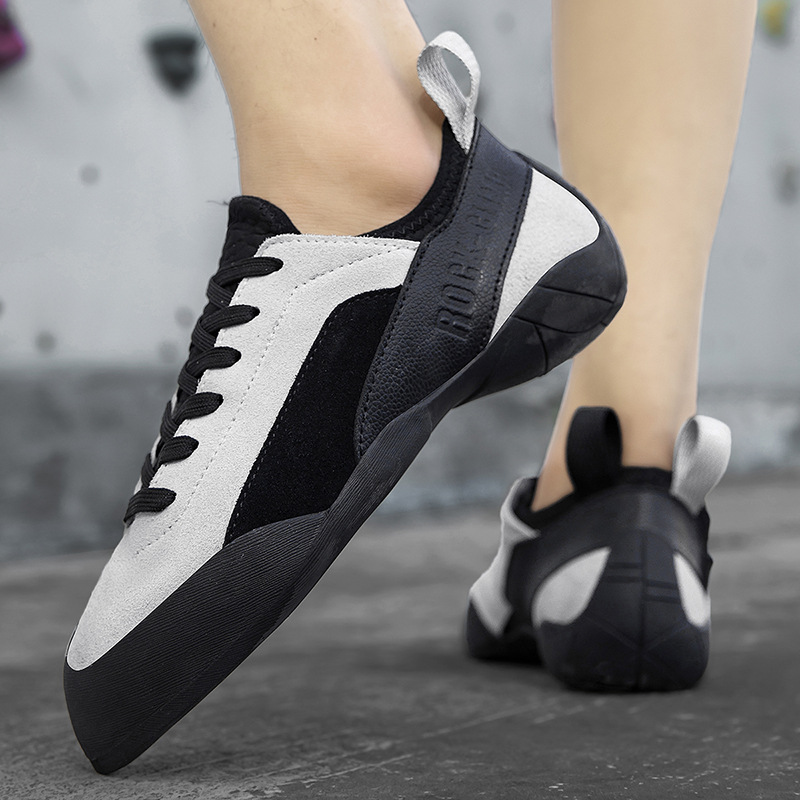 Foreign Trade Source Factory New Men's and Women's Indoor Training Lightweight Non-Slip Rock Climbing Shoes Breathable and Wear-Resistant Bouldering Shoes