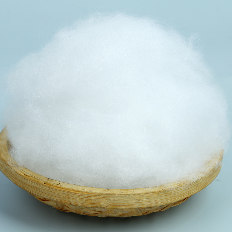 Factory Wholesale Customized Filled Cotton High Elastic Pp Cotton Silk Floss down Fluffy Pillow Core Doll Doll Cotton Pearl Cotton