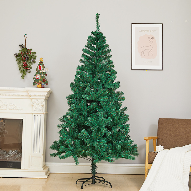 Christmas Green Christmas Tree 1.2/1.5/1.8/2.1/2.4/ 3m Home Naked Tree Artificial Christmas Decoration