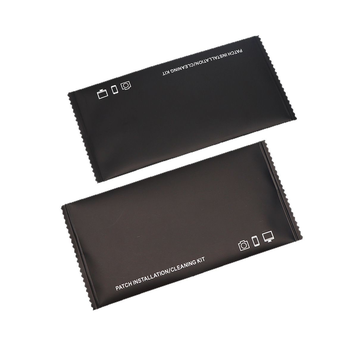 Three-side seal mobile phone auxiliary film suit wiping cloth flat tempered glass film screen cleaning wipes auxiliary kit