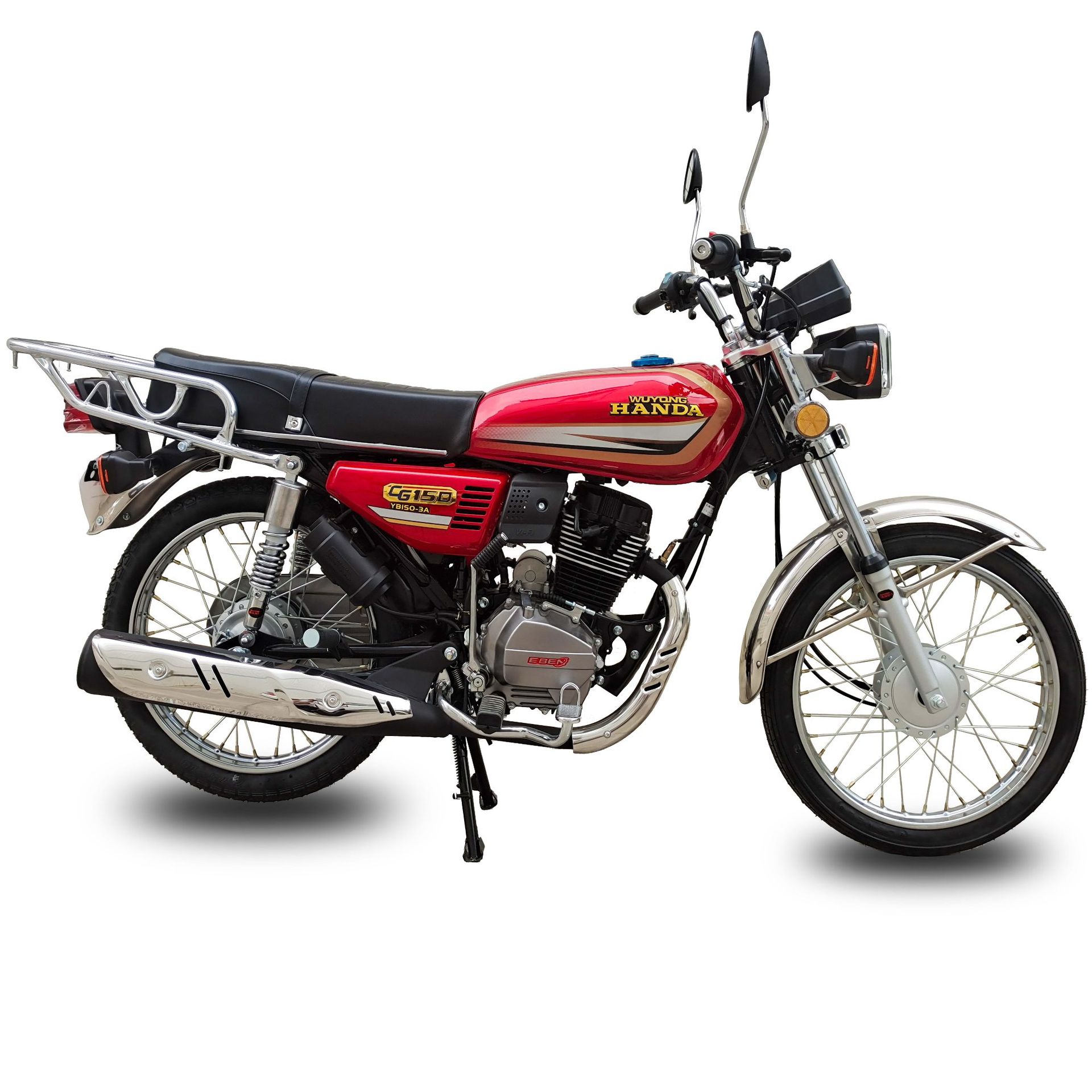 Cg150 Motorcycle with National Iv Emission Control, Electric Fuel Injection, Can Be Registered, Fuel-Powered, Brand New Retro-Style Vehicle, Cross-Border Cg125 Retro Style