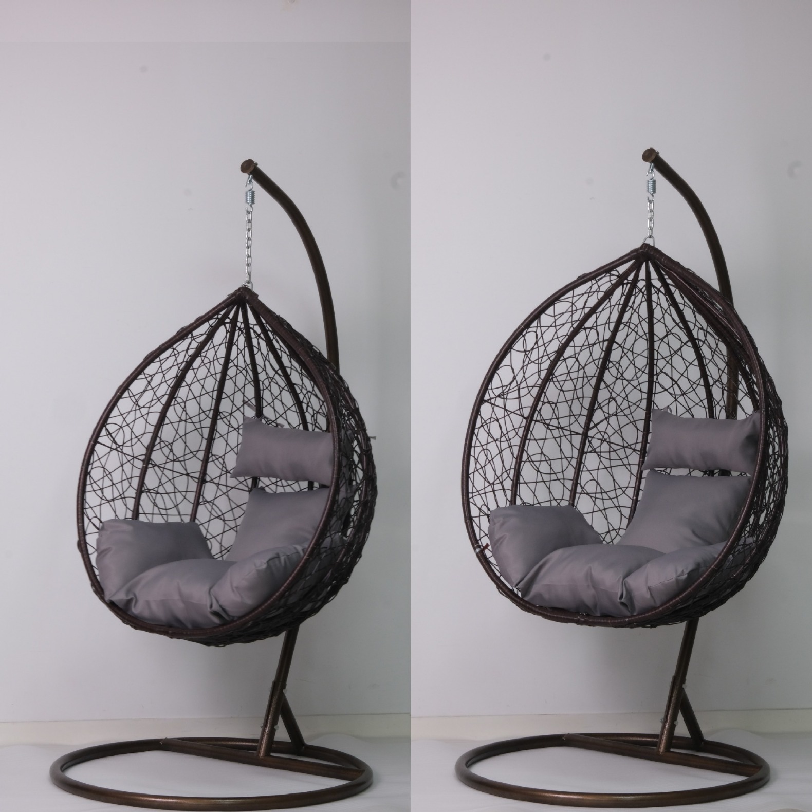Hanging Basket Single Hanging Orchid Bird's Nest Swing Cushion Hanging Chair Cushion Rattan Chair Cushion Thickened Chair Cushion Changing Round Chair