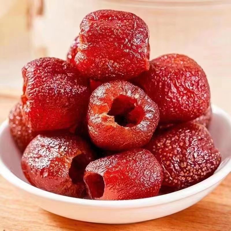 Hollow Haws 125 g/bag sweet and sour soft glutinous Haws ball preserved preserved haws children's snacks relieving appetite greasy Independent