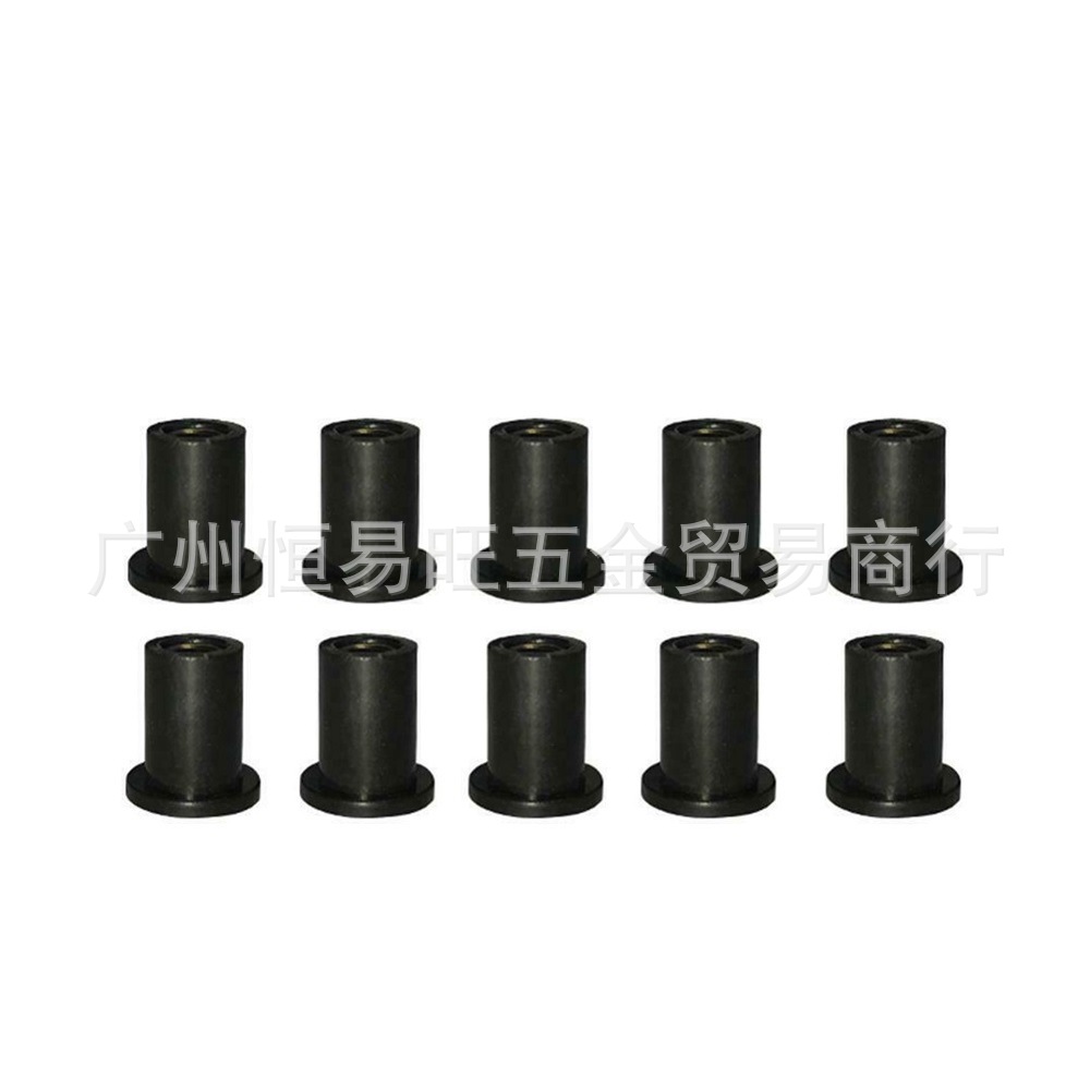 Motorcycle Modified Windshield Rubber Nut Brass Nut Expansion Rubber Well Nut Rivet Fastener