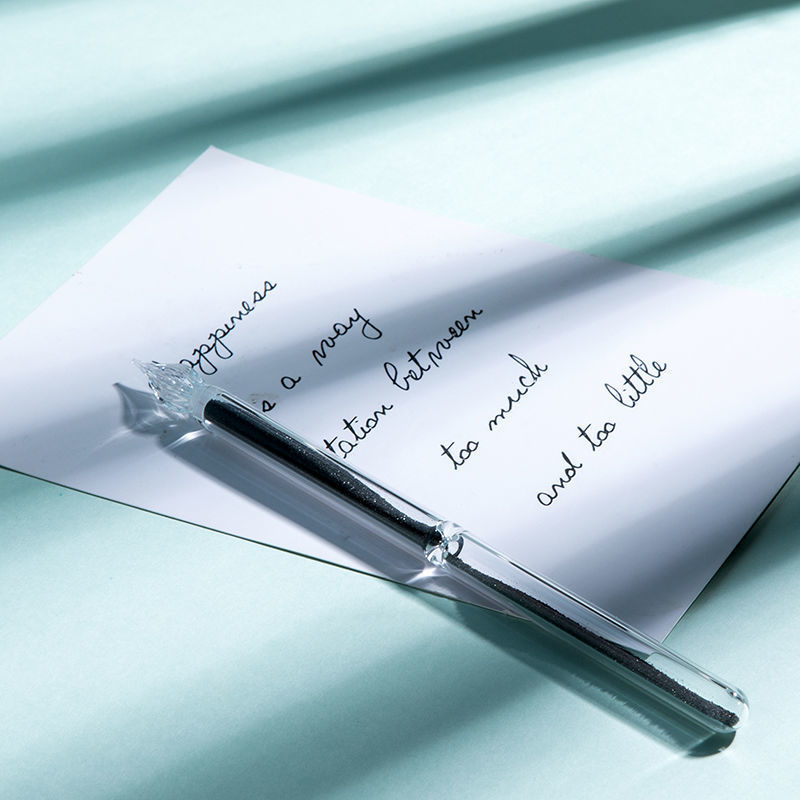 Glass Pen Handmade Dipped Glass Pen Color Ink Dipped Pen Student