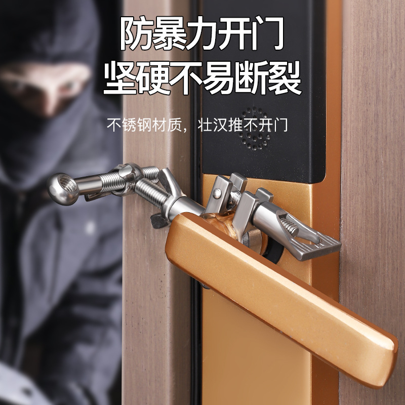Door Opener Anti-Theft Door Stopper for Girls to Prevent Door Locking for Home Use in Hotels to Block Doors and Safe Door Stops for Living Alone
