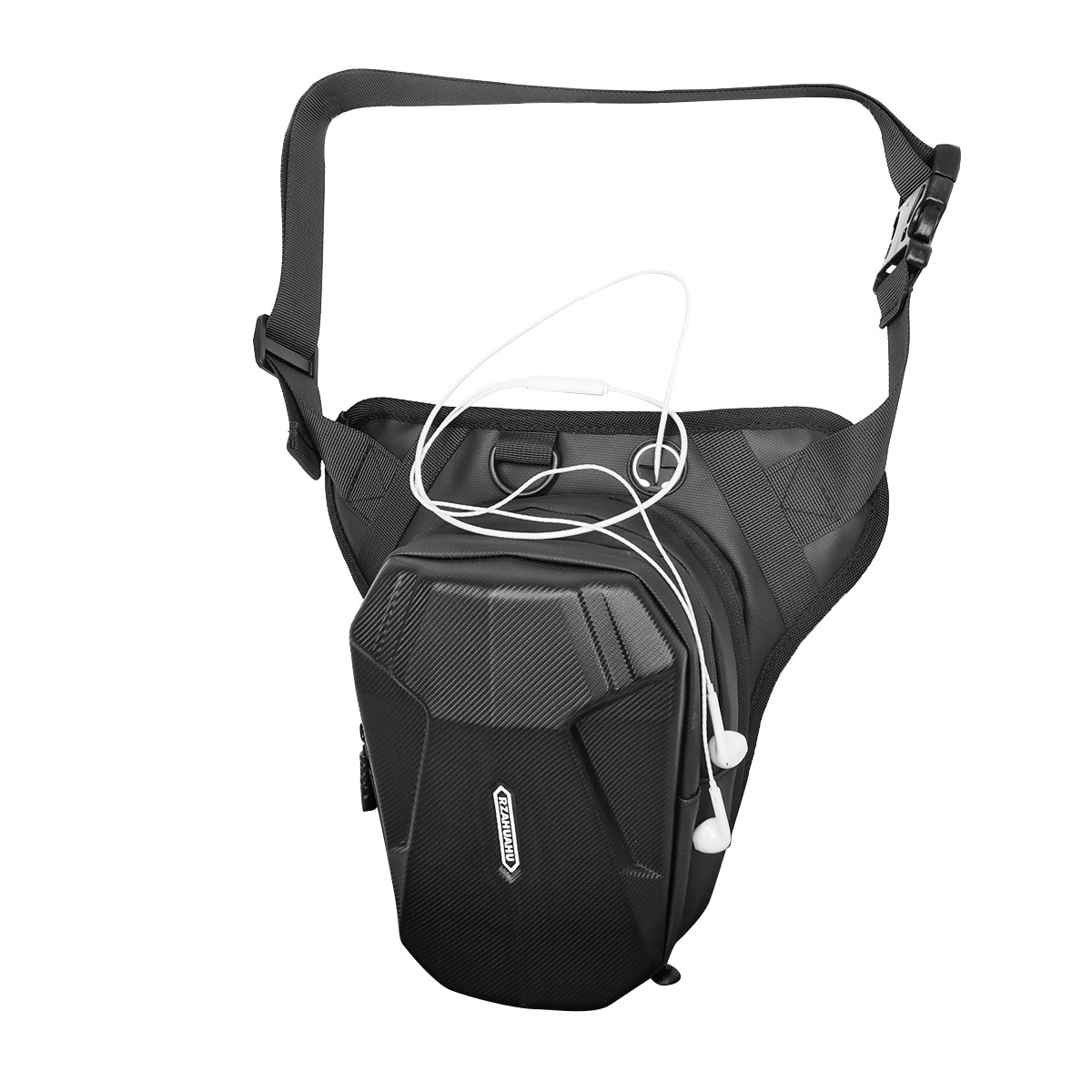 RZAHUAHU Motorcycle Leg Bag Waterproof Riding Motorcycle Crossbody Bag Men's Rider Waist Bag Chest Satchel Motorcycle Travel Equipment