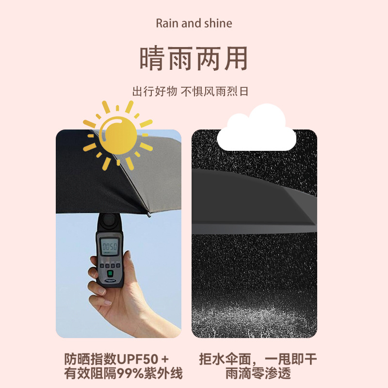 HelloKitty Sunny Umbrella Sunshade Umbrella Genuine High Color Value Female Cute Wholesale Student KT Cat Sunscreen Sun Umbrella