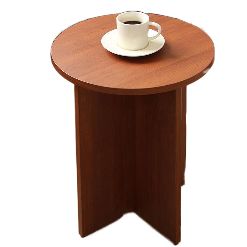 French Solid Wood Small Side Table Net Small Round Middle Ancient Style Coffee Table Sofa Coffee Table Coffee Living Room Homestay Bedside Table