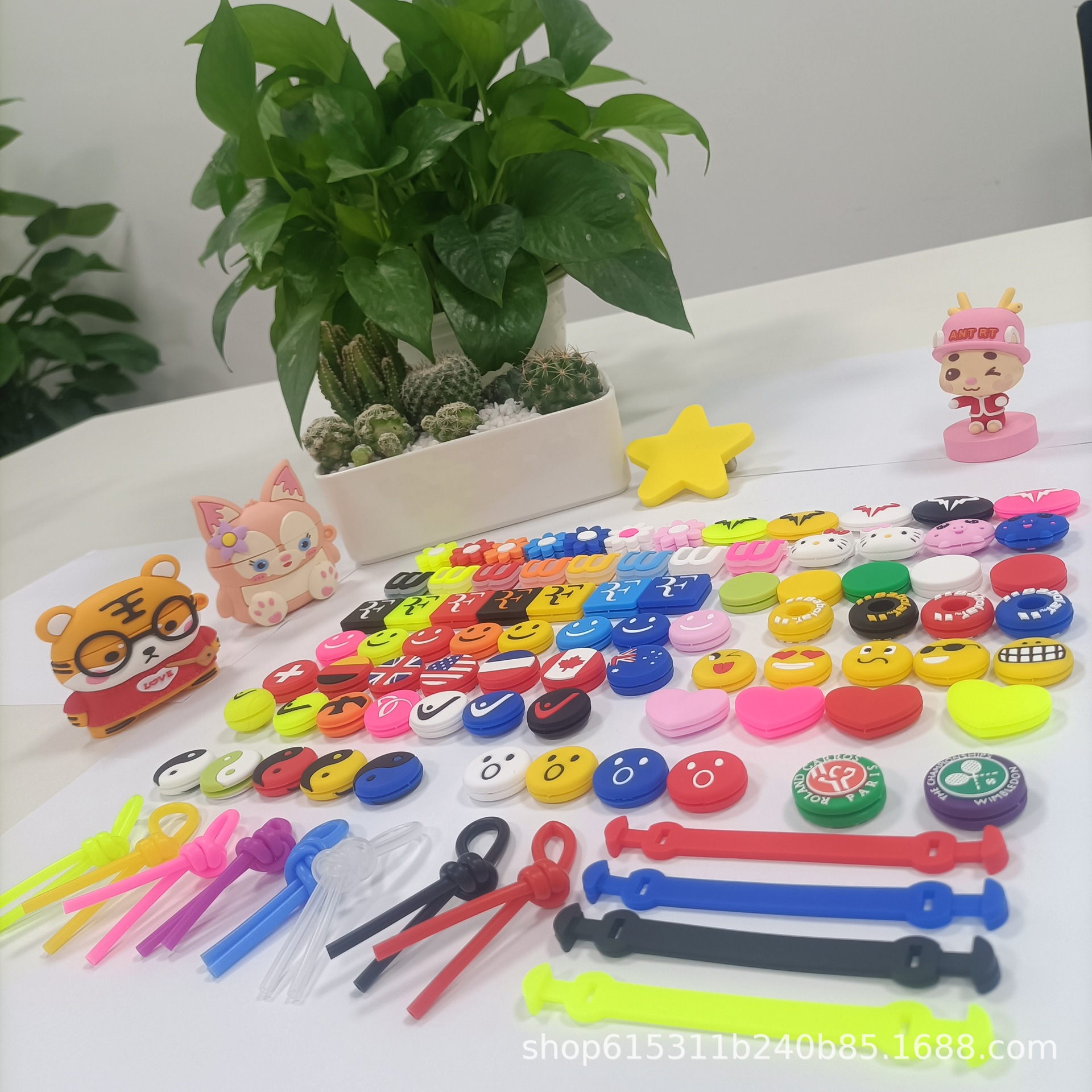 Силиконовый теннисный ракеточный амортизатор, амортизатор для ракетки, различные стили, смешанная партия, образец, оптовая продажа