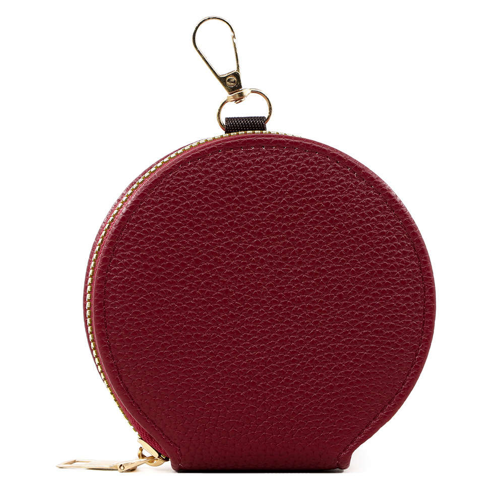 New Hangable Portable Small Round Headset Change Key Multi-function Storage Bag Fashion Gift Bag Multi-color