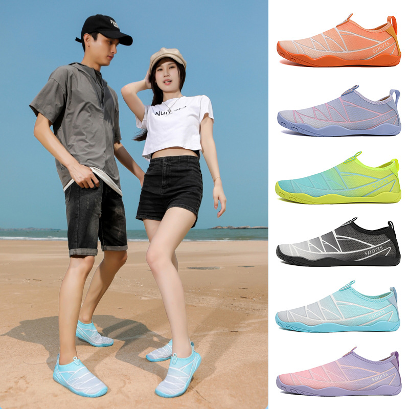 Кроссовки для пляжа для мужчин и женщин, легкие мягкие кроссовки для бродяжничества, обувь без носка, быстросохнущие водные носки для женщин