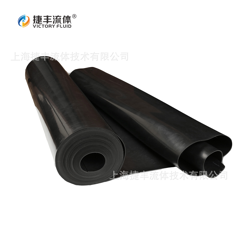 Jiefeng Fluid Oil-Resistant Rubber Sheet 1000*3.0mm (about 10.7m Long) 50Kg/Piece Gb/T5574 Standard