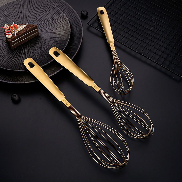 304 wooden handle egg beater stainless steel pizza knife cake shovel egg beater kitchen gadget series lace double wheel
