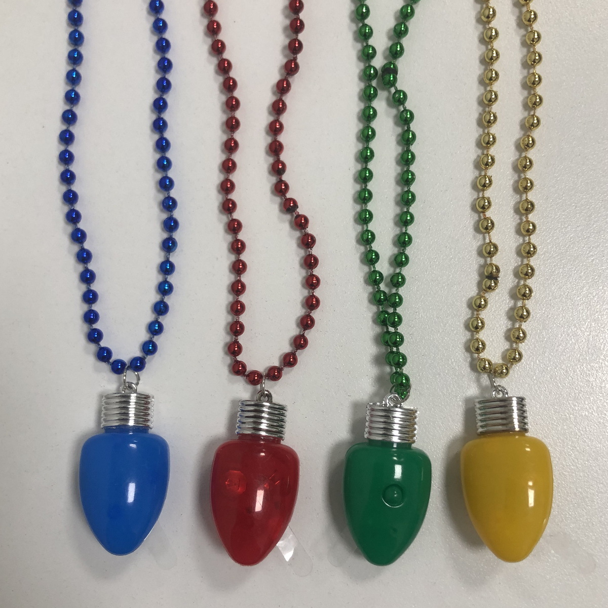 Креативное ожерелье с лампочкой, модное украшение для Рождества