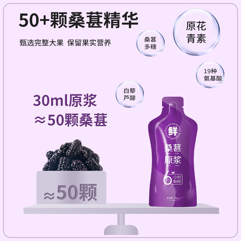 Factory Direct Sales of Xinjiang Mulberry Puree Wholesale, Dried Mulberry Puree, Fresh Fruit Freshly Squeezed Mulberry Juice Puree, Large Quantity and Excellent Price