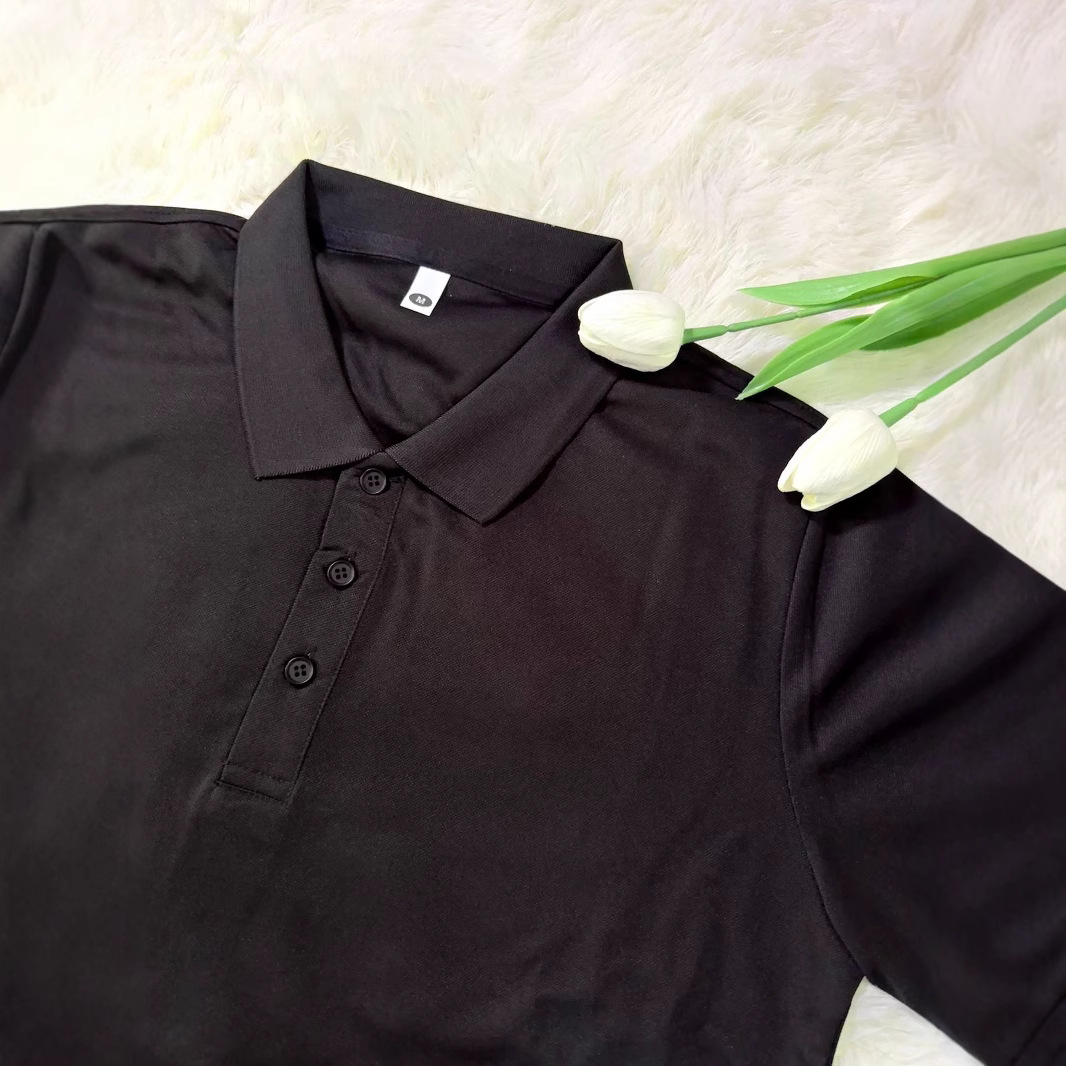 Белая рубашка поло из чесаного хлопка для мужчин и женщин, летняя, однотонная, с коротким рукавом, 180G-190G