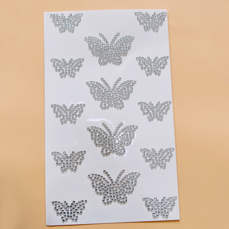 Cross-border ins Korean style diamond stickers gem series Love Diamond stickers DIY Diamond stickers accessories