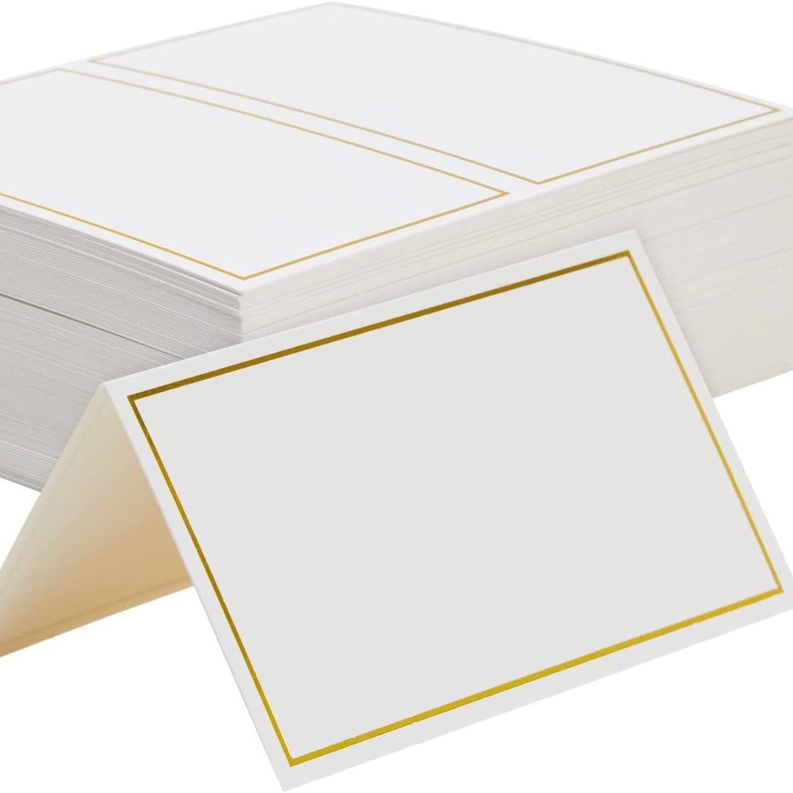 Double-Sided Hot Stamping Table Card Amazon Wedding Banquet Guest Name Tent Card Seat Seat Card Spot Wholesale