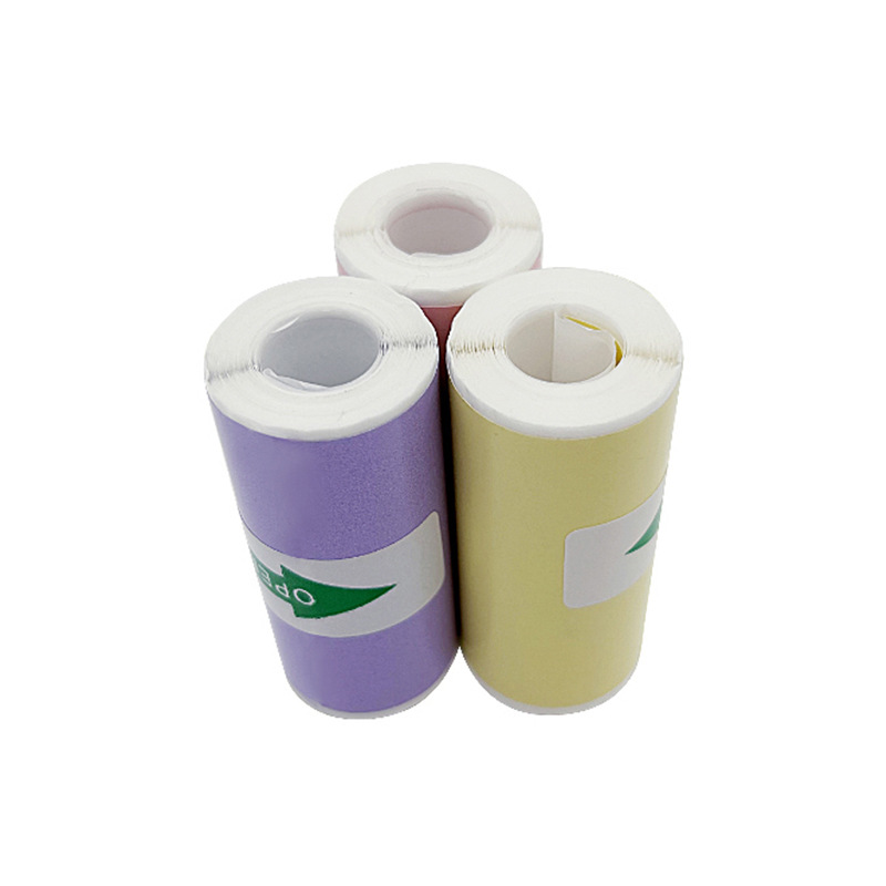 Meow Meow Machine Colorful Self-Adhesive Printing Paper 57×30 Suitable for Ailie Bear Gugu Machine Thermal Printing Paper 57×25