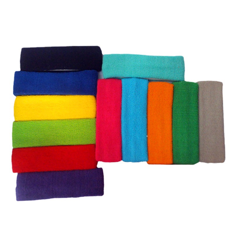 Running Sports Fitness Hair Band Dance Hair Accessories Cotton Towel Sweat-absorbent Stretch Belt Men's All-match Yoga Hair Band