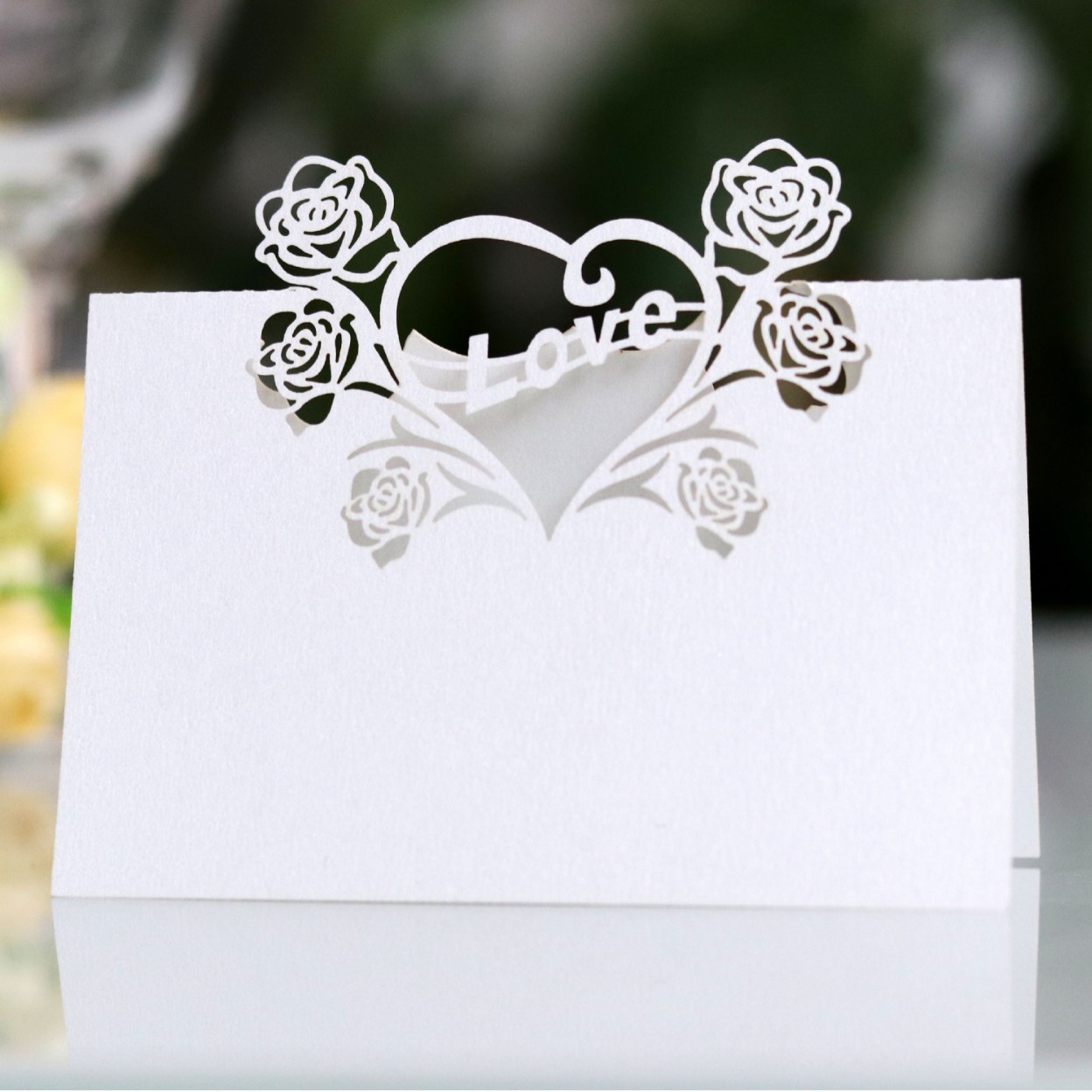 Лазерная карточка для места, свадебная карточка, оптовая продажа