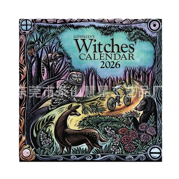 2026 Witch Calendar Cross-Border Popular Witches' Calendar Witch's Gift Creative Personalized Wall Calendar