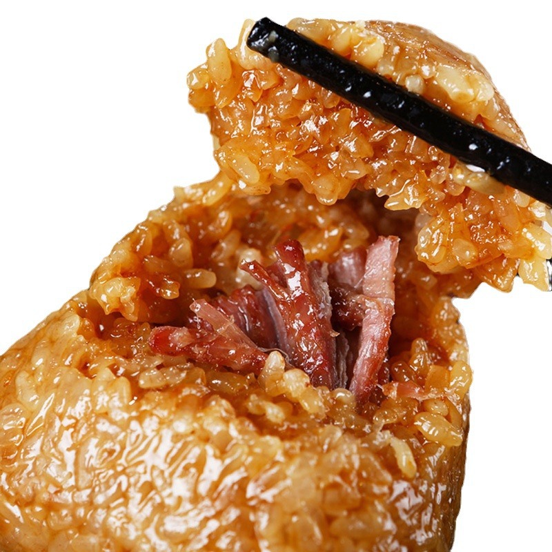 Jiaxing zongzi meat bun egg yolk meat bun bulk combination bean paste Honey Jujube chestnut brown salty sweet vacuum bag 100g