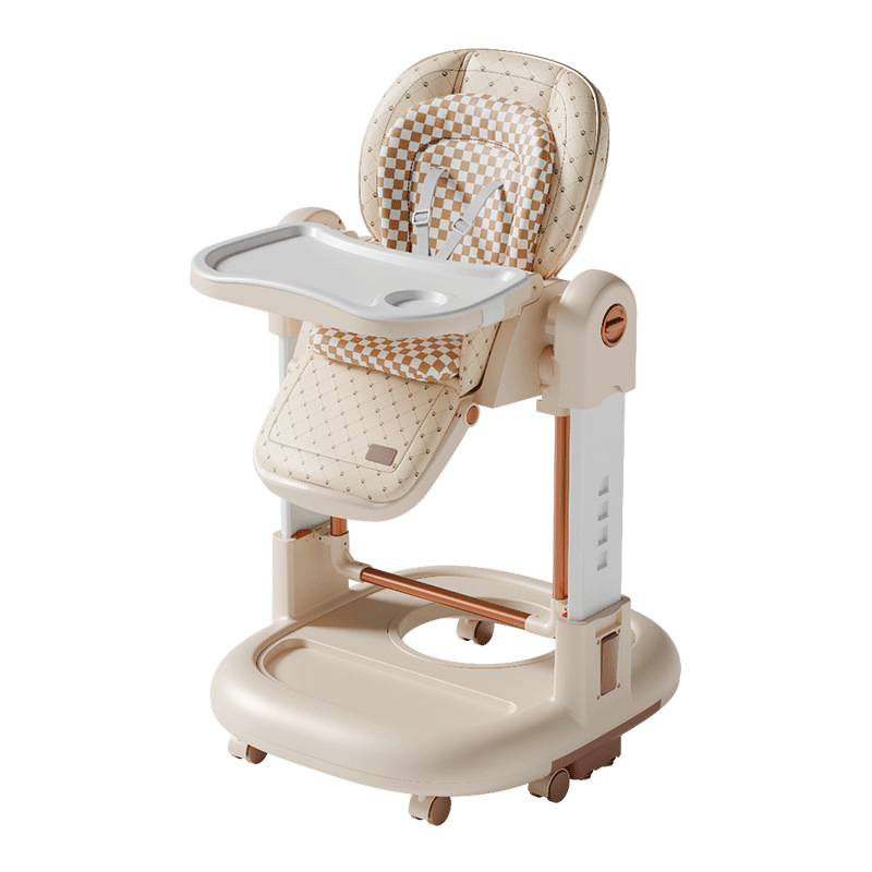 Three-in-one Baby Dining Chair Rocking Chair Multi-function Walking Car Household Baby Dining Table Seat Children Dining Chair