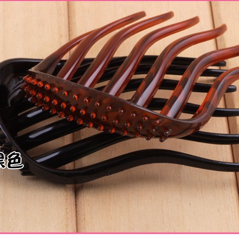 6015 Korean style hot sale fashion hair accessories headdress fluffy ponytail comb insert comb hair comb hairdressing styling updo tools