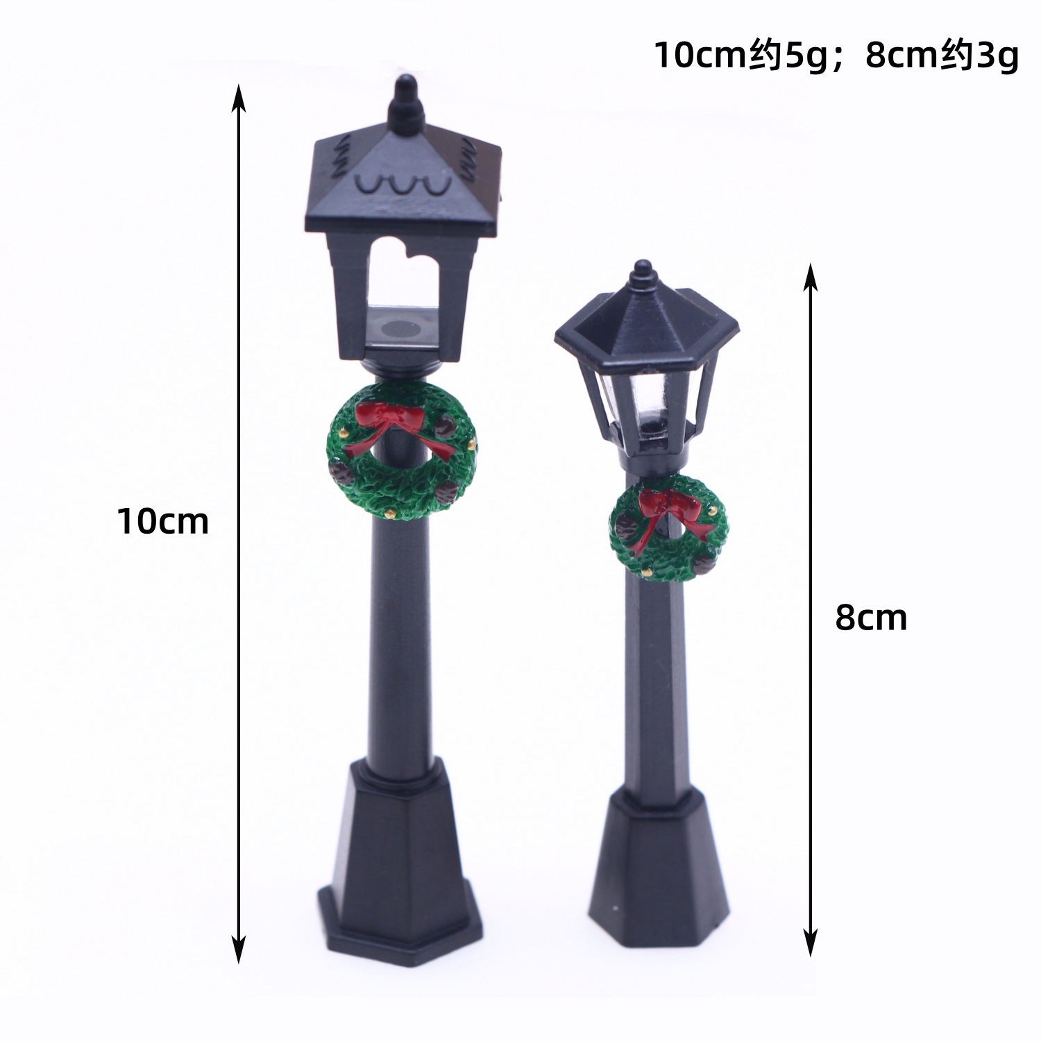 рождественские ворота для кукольного домика, мини-симуляция гирлянды, уличный фонарь, BJD микро-ландшафтные сценические аксессуары