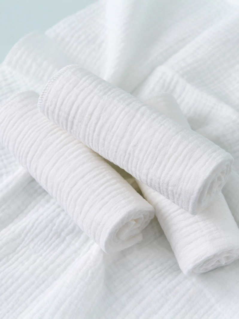 Baby Diaper Cotton Double-layer Washable Newborn Gauze Diaper Absorbent Baby Diaper Ultra-thin Breathable Urine Mustard Seed
