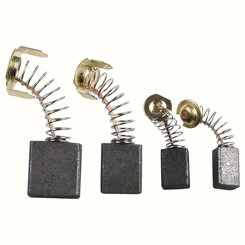 40Pcs Motor Carbon Brushes Contain 10 Different Specifications Carbon Brushes for Maintenance of Carbon Brush Motors