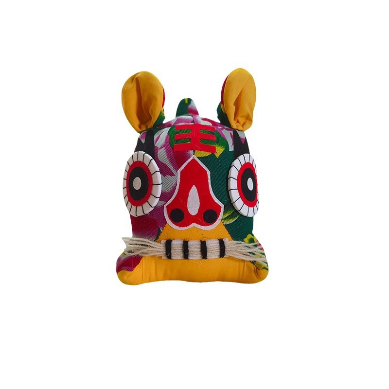 Handmade Fabric Tiger, Folk Chinese Characteristics Tourist Souvenir Fabric Crafts, Safe Tiger Cloth Tiger