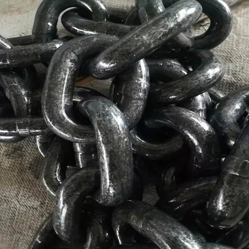 Manufacturers Custom Marine Hatch 11 * 43 Chain Manganese Steel Galvanized Chain Climbing Wheel Lashing Chain