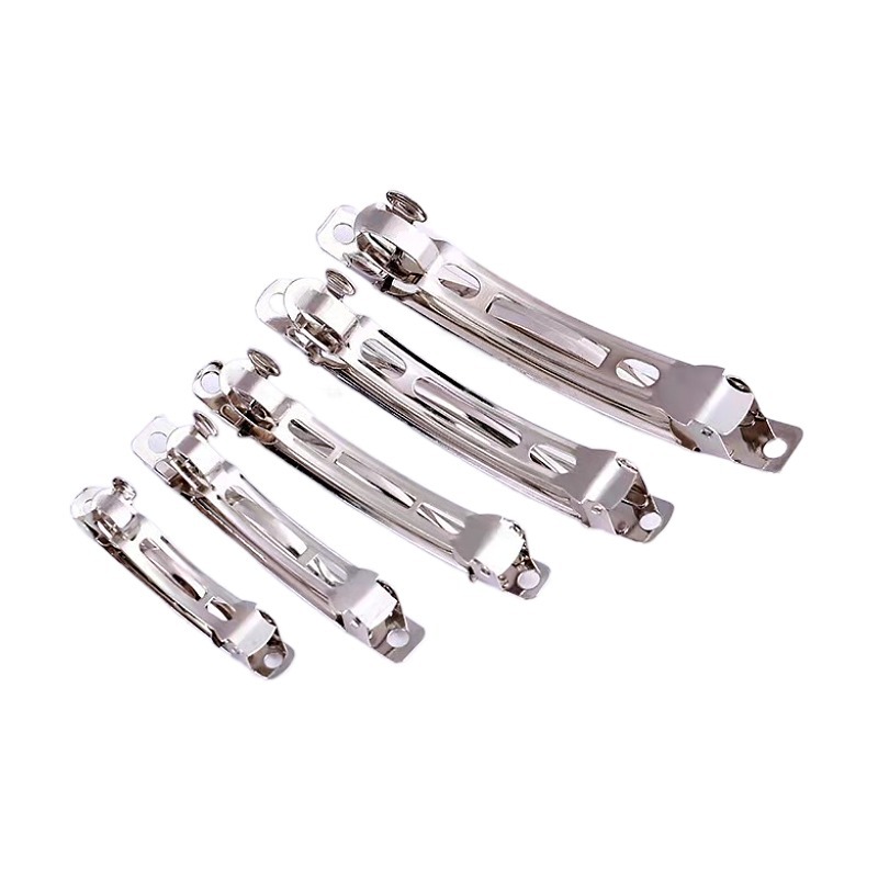 Корейские ручные DIY аксессуары для заколок сплав три автоматические заколки детская весенние зажимы обычные